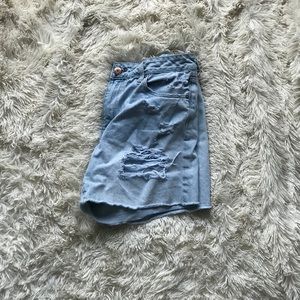 Distressed American eagle shorts